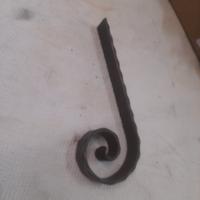 Partenza o terminale per corrimano ferro battuto 