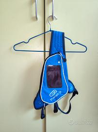 Marsupio running Kalenji porta smartphone - blu