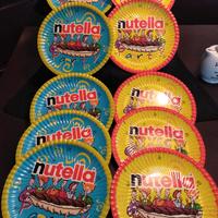 10 Piatti Carta Nutella