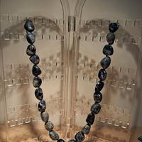 Collana in pietre naturali blu 