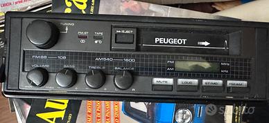 Autoradio Peugeot vintage