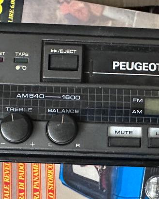 Autoradio Peugeot vintage