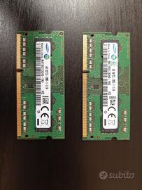 Scheda Ram 4gb per PC portatile