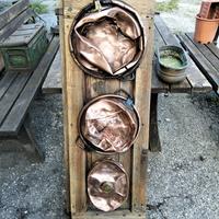 quadro opera rame su legno