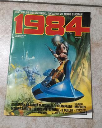 rivista 1984mensile a fumetti di fantascienza 
