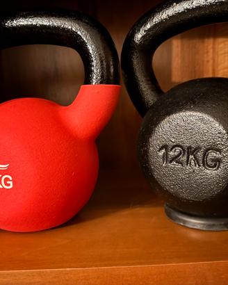 Set 22 kg con Kettlebell da 12kg + 10kg Neoprene