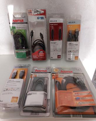 NUOVI CAVI VARI: HDMI, CAVI AUDIO, EXTENSION CABLE