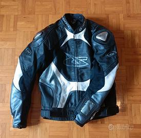 Giacca motociclista uomo vera pelle!