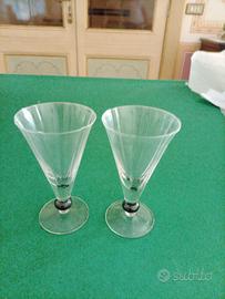 Set bicchieri in vetro