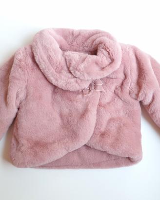 Giacca ecopelliccia rosa Chicco 12 mesi (74 cm)