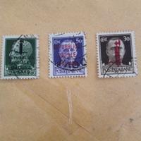3 francobolli regno d'Italia della RSI 