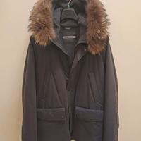 PARKA UOMO SIMBOLS MADE IN ITALY GRIGIO TAGLIA M