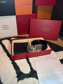 Set cintura portafoglio ferragamo