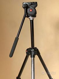 Manfrotto  732CY carbon + testa fluida 701HDV