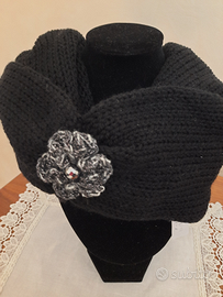 SCALDACOLLO SCIARPA Lavorata con telaio manuale