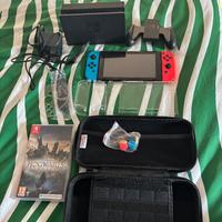 Nintendo Switch come nuova + Accessori + Hogwarts