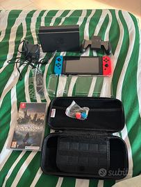 Nintendo Switch come nuova + Accessori + Hogwarts