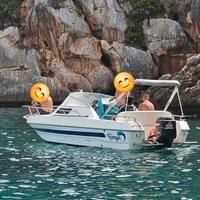 semicabinato con fuoribordo 