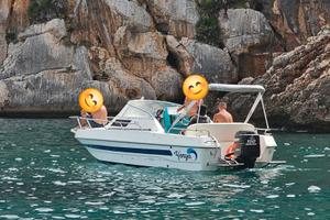 semicabinato con fuoribordo 