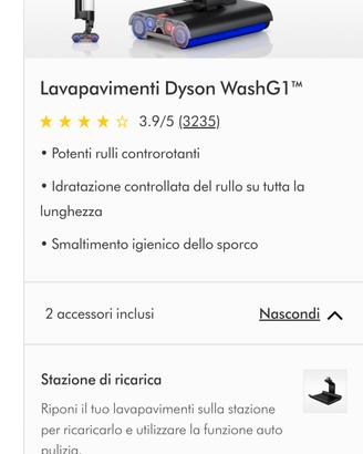 Lavapavimenti Dyson Wash G1