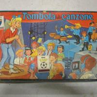 Gioco di società vintage Tombola della canzone