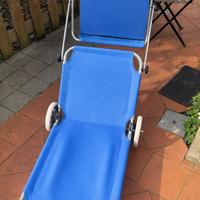 Spiaggina sdraio mare lettino