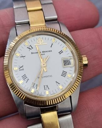 Orologio Baume Mercier Baumatic raro oro