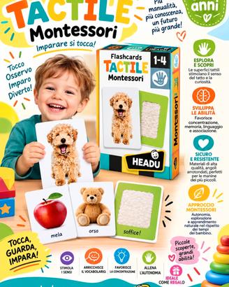 gioco tattile Montessori 