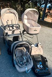 Trio Inglesina Electa  + borsa + supporto auto