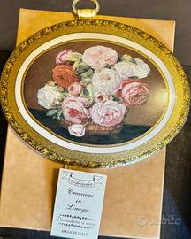 Piatto decorativo in porcellana di Limoges