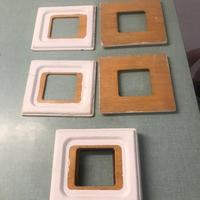 Cornici in legno  vintage per interruttori