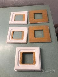 Cornici in legno  vintage per interruttori