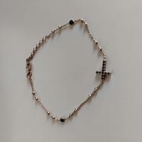 Bracciale ROSARIO in argento 925 con croce 