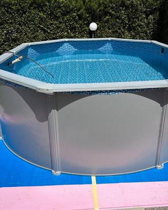 Piscina ovale fuori terra rigida