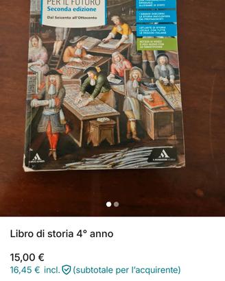 libri scolastico di 4° anno