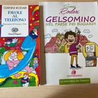 2 libri Gianni Rodari Gelsomino Favole al telefono