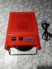 Mangiadischi Poncho rosso funzionante