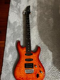 Amplificatore fender e chitarra ibanez