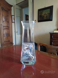 VASO IN CRISTALLO " OTTAVIANI Magnitudo Artis "