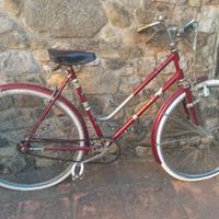 bici Bianchi donna anni '60 vintage rossa