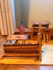 Fortino western in legno