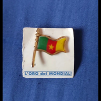 Spilla L'oro dei Mondiali Camerun oro 24K