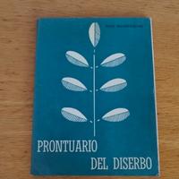 libro antico anni 60 Prontuario del diserbo