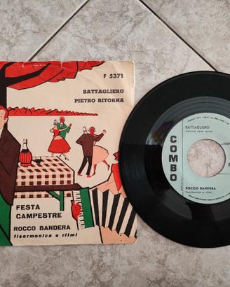 Disco vinile 45 giri funzionante Rocco Bandera 