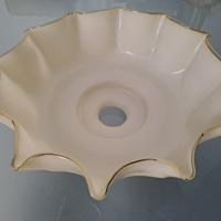 Ricambio lampadario vetro anni 60-70 murano 27cm