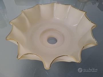 Ricambio lampadario vetro anni 60-70 murano 27cm