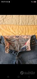 Jeans pantaloni burberry size 34/48 altà qualità