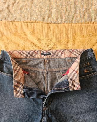 Jeans pantaloni burberry size 34/48 altà qualità