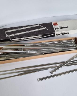 FASTENER metallo, 21,6 cm per raccoglitori,  50 pz