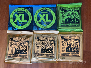 Daddario, Ernie Ball corde basso nuove sigillate